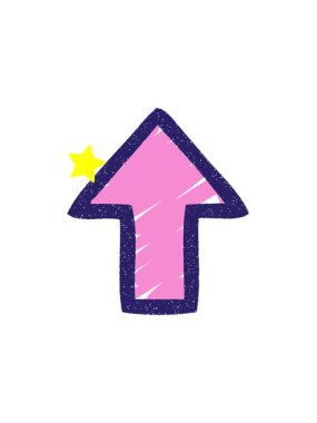 Parıldayan yıldızlar, Oklu Tebeşir çizgi filminin animasyonunu etkiler