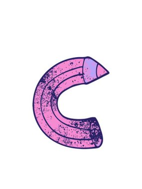 Yanıp sönen radyal çizgiler renkli bir kalemin çizgi film karalamalarının animasyonu