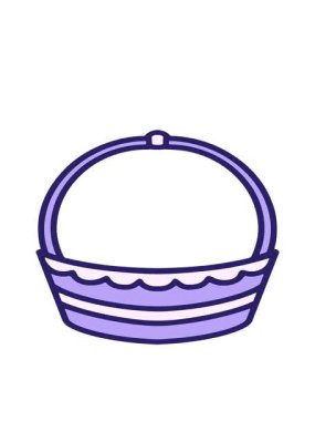 Paskalya sepetinin hareketli animasyonu