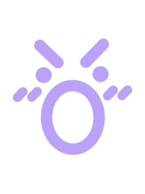 Kızgın yüzün hareketli animasyonu