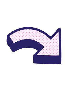 Çizgi roman tarzı bir okun ışık efekti animasyonu