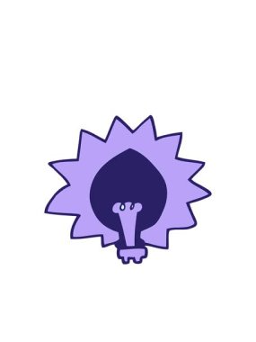 çizgi film ampulünün hareketli animasyonu