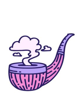 Sigara içen birinin dövmesinin hareketli animasyonu