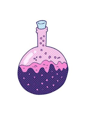 serbest çizim karikatür kimyasallarının canlandırmasını bob ve duraklat