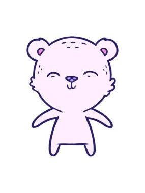 kutup ayısı çizgi filminin pixelize etkisi