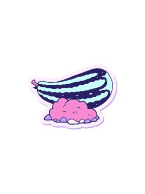 Bir çizgi film iliğinin yıldız patlaması etkisi canlandırması