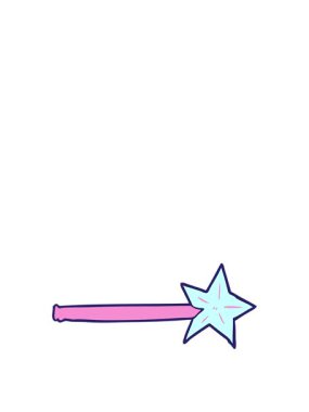 Sihirli yıldız değneğinin animasyonunu genişletiyor