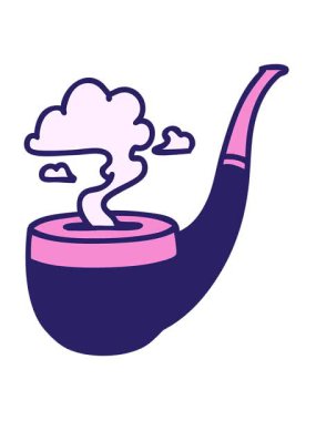 Dövmenin hareketli animasyonunu geleneksel sigara piposu stilinde salla