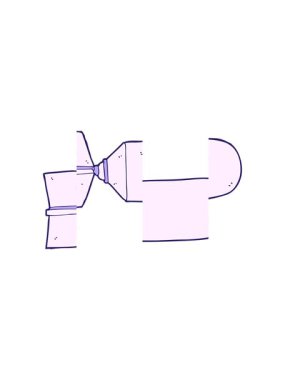 Bomba tasarımının bölünmüş hareket animasyonu