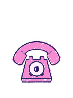 Telefon Tebeşiri Resim Çiziminin Canlandırılması