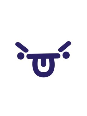 Dik dur ve dudak çıkaran kızgın yüzün animasyonunu yap