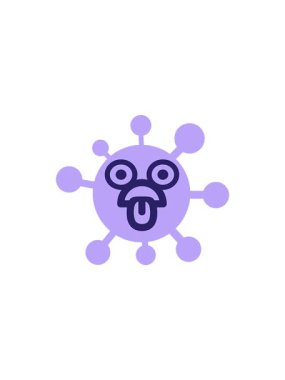 Satış animasyonu bitkin bakan virüsün