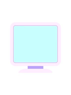 Bilgisayar ekranının dikkat çekici canlandırması