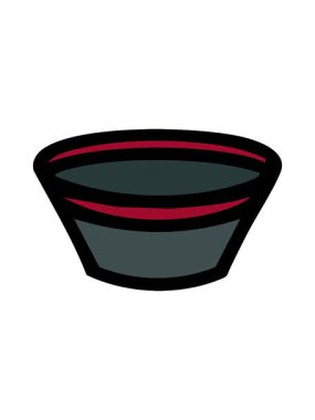 Basit bir Japon sake fincanını salla ve durdur.