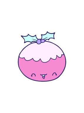 Şirin Noel pudinginin gösterişli satış animasyonu