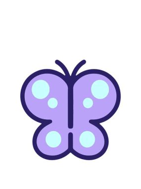 Basit ama güzel resimli kelebeğin animasyonunu genişletiyor.