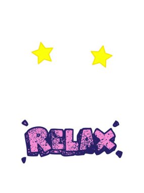 dönen yıldızlar gevşemiş metin animasyonu