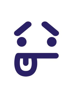 Belirsiz yüz simgesinin piksel efekt canlandırması