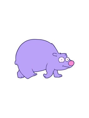 Mutlu kutup ayısı yürüyüşünün dikkat çekici animasyonu