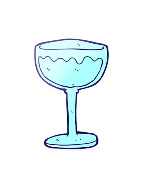 Çizgi film dizaynı kokteylinin titreyen hareketi.