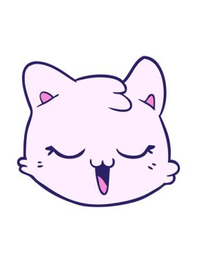 Kedi suratlı çizgi filmin animasyonunu salla ve durdur