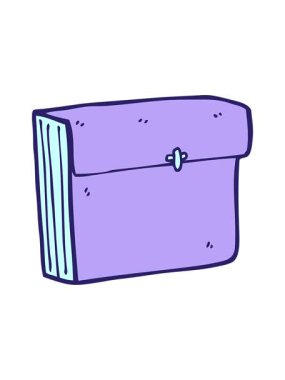 karikatür iş dosyalarının hareketli animasyonu