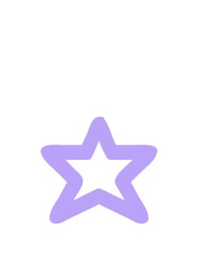 Yıldız şeklindeki sembolün canlandırılması