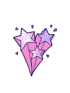 Yanıp sönen radyoaktif çizgiler kayan yıldızların çizgi filmlerinin animasyonu