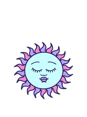 Güneşin animasyonunu yüz tasarımı ile genişletiyor