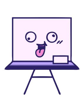 Beyaz panonun gölgelenmiş bir çizgi filminin ışık efekti canlandırması