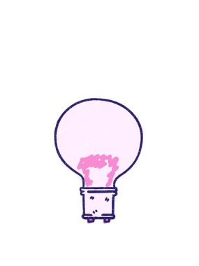 Ampul Tebeşiri Çiziminin zıplama hareketi canlandırması