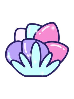 Sevimli yumurta çizgi filminin ışıltı etkisi