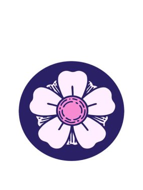 Bir çiçeğin çizilmiş görüntüsünün animasyonunu büyütüyor