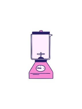 Yemek karıştırıcısının karikatür karikatürünün bölünme etkisi