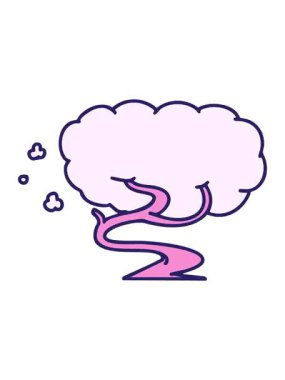 Titrek hareketli Japon kiraz ağacının çiçek açması animasyonu