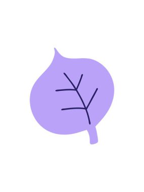 Basit yaprağın hareketli animasyonu