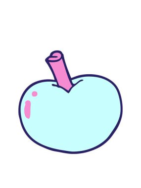 Çizgi film elmasının yanıp sönen radyal çizgileri