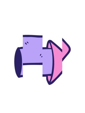 Bir karikatür havai fişeğinin hareket animasyonu