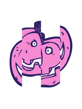 Kabağın bölünen hareketi canlandırması