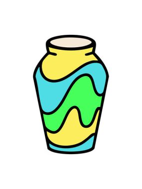 Geleneksel Brezilya samba davul enstrümanının hareketli animasyonu