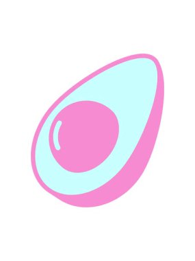 Avokado çizgi filminin hareketli animasyonu