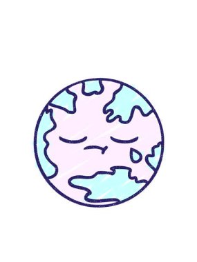 Tebeşir Çiziminin yanıp sönen radyal çizgileri