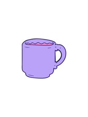 Bir kahve fincanının gösterişli satış animasyonu