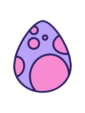 Paskalya yumurtası çiziminin parlak ışık efekti