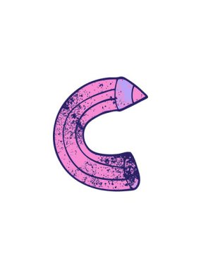 sales flash animation of cartoon doodle of a colored pencil