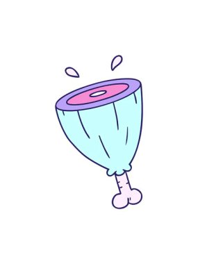 Jambon karikatürünün dönen hareketli animasyonu.