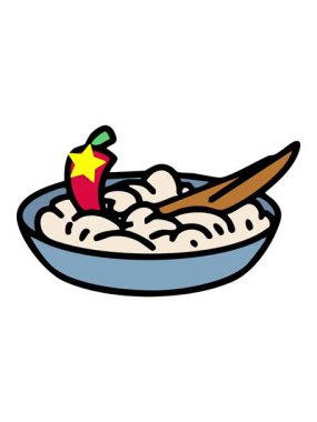 Parlayan yıldızlar biber ve tarçınlı Brezilya kanjitasının animasyonunu etkiler