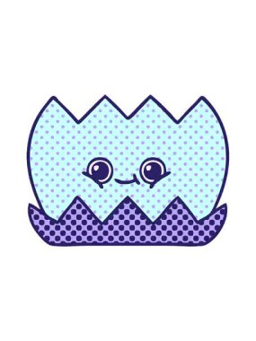 Nilüfer çiçeğinin çizgi roman tarzı çizgi filminin efekt canlandırması