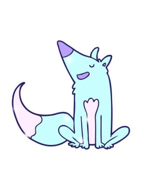 Tilki çizgi filminin parıltı etkisi