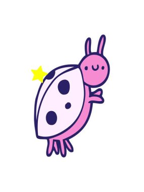 Parlayan yıldızlar çizgi film uğur böceğinin animasyonunu etkiler